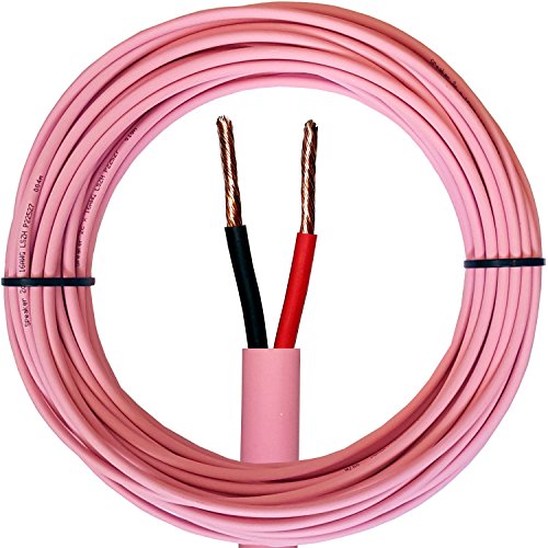 Image of Loops Low Smoke Speaker Cable - LSZH/LSHF Double Insulated CCA Reel - Halogen Free 100V Flex Audio Wire For Speakers & Amplifiers (25m (82ft) - 1.5mm²)