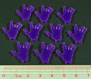 LITKO Zombie Hand Tokens, Purple (10)