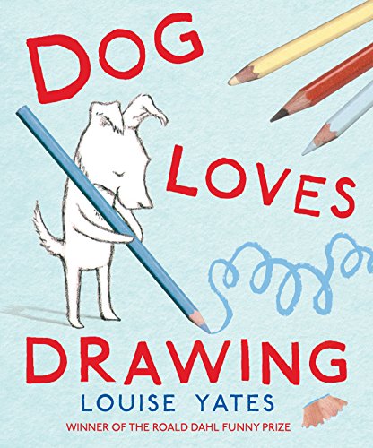 DOG LOVES DRAWING