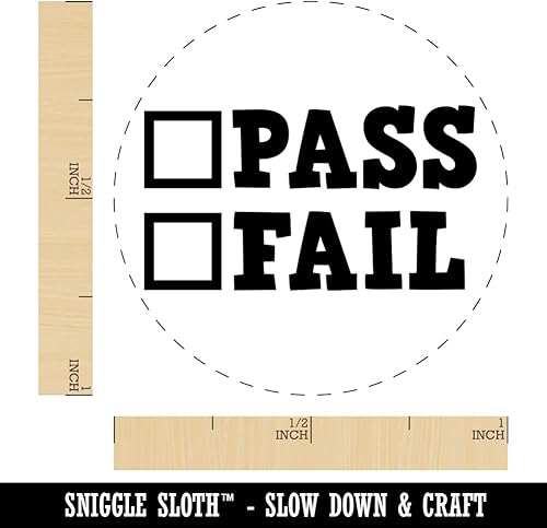 Miniatura 8 de Pass Fail - Sello de goma autoentintado para profesores de escuela, sello de tinta para sellar planificadores de manualidades, mini de 12 pulgada,