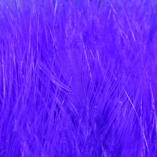 Hareline Fly Tying Marabou Blood Quills - Premium Long Marabou Feathers for Fly Tying Streamers, Leeches & Jigs
