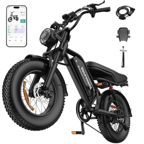 Electric eBike | Full Suspension | 1500W Peak Motor | 31/25 mph Top Speed | 25–70 Range | 48V 960/748 Wh Removable Battery | LED Headlights | 20/16-Inch All-Terrain Fat Tires |APP