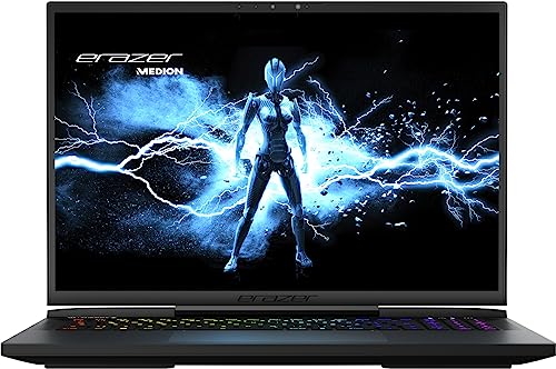 MEDION ERAZER Beast X40, PC Portable Gamer - CPU Intel Core i9-13900HX, 32 Go RAM, SSD 2 to, Nvidia Geforce RTX 4090, Windows 11 Famille, 17' (43,2 cm), 2560 x 1600 QHD+ (240Hz), MD62507