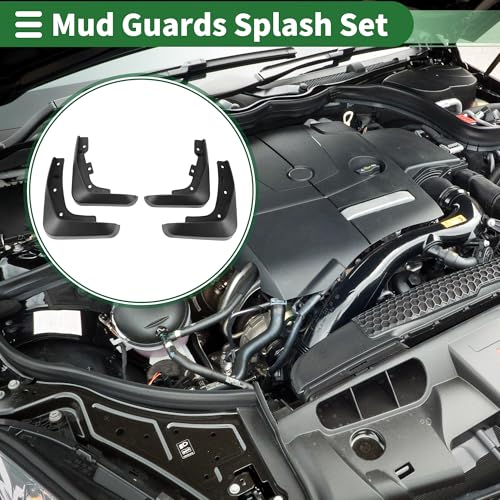 Image of Motoforti Mud Flaps Splash Guards Mud Guards for Lexus ES 2007-2011 W /Mount Accessories