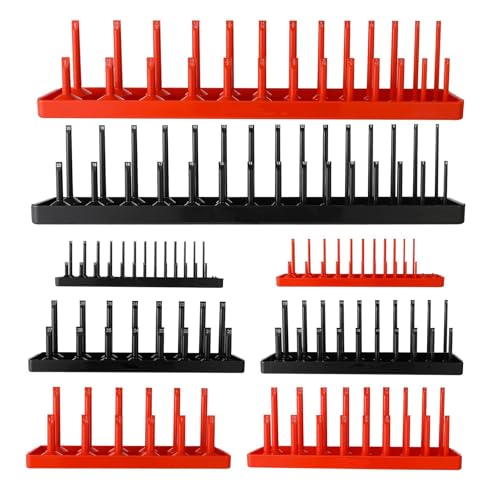 Completely Socket Storage Tray Set 8Unit Metric Holders Socket Organizers For 1/4