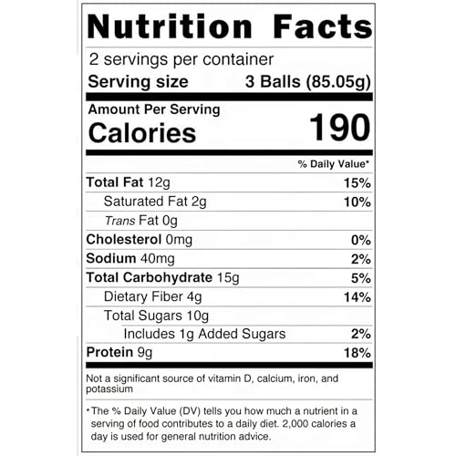 Image of Wholly Balls Protein Bites a€ inch Healthy Plant-Based Snack | High Protein, Low Sugar, Gluten-Free Energy Balls (Pack of 3, Rocky Roadie)
