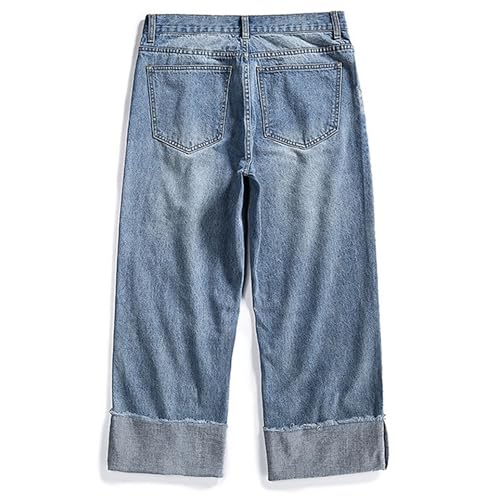 Pantalon patchwork Y2k avec empiècements denim amples et robustes - 5