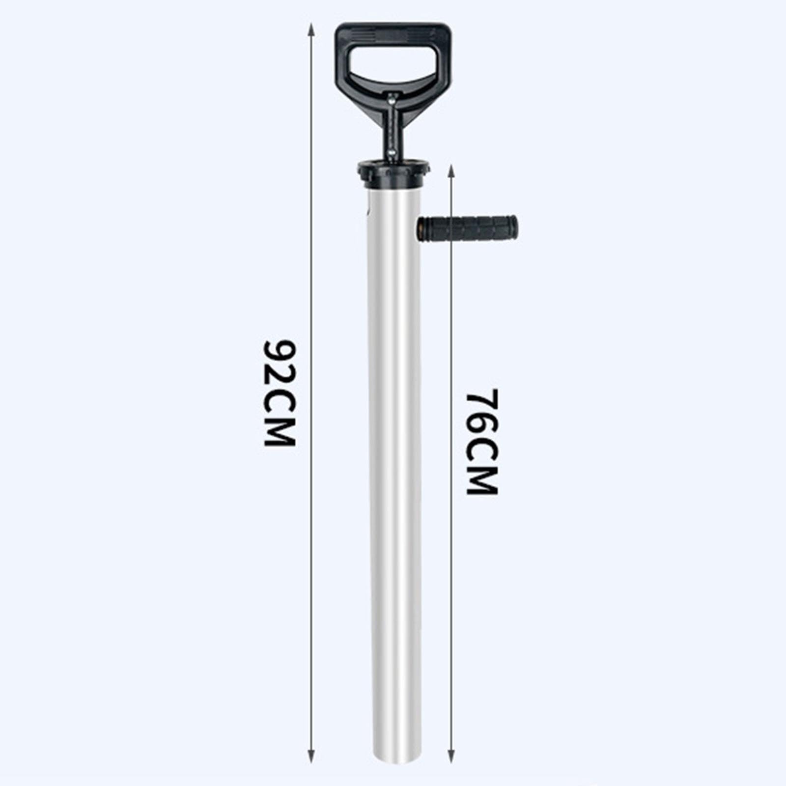 Herramienta práctica para la Captura de mariscos, Bomba de camarones Duradera, de Acero Inoxidable, para en Exteriores y Limpieza, Extractor de, Negro Plata, 92 centímetros