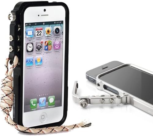 Aluminum Bumper Case,metal Case for Iphone 5,iphone 5s (black)