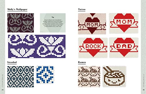 The Hooktionary: A crochet dictionary of 150 modern tapestry crochet motifs - Image 3