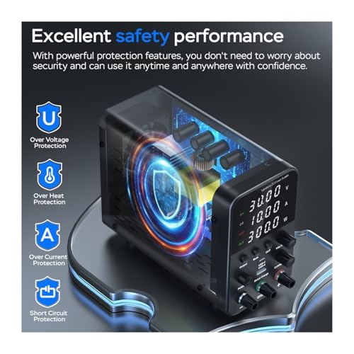 Alimentation CC variable 30V 10A pour tests de laboratoire - 6