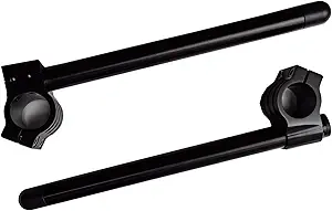 43mm Clip-On Handlebar Fit for Fork Tube - CNC Black Bars for Motorcycle