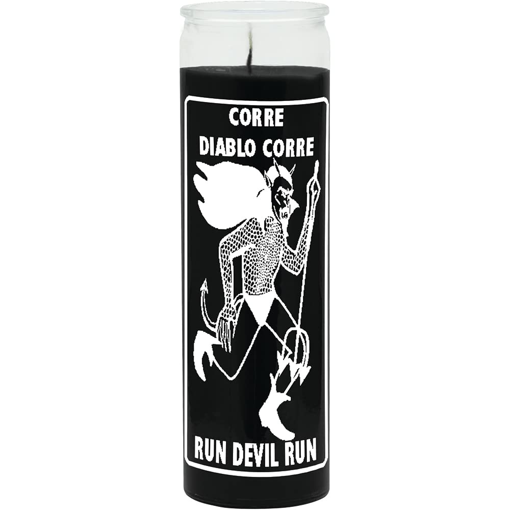 7 Day Ritual & Spiritual Candle-Run Devil Run Black