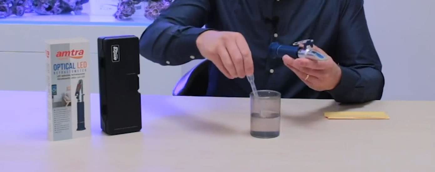 Amtra LED Optical Refractometer - rifrattometro Ottico per la misurazione della salinità nell’Acquario Marino con LED Integrato