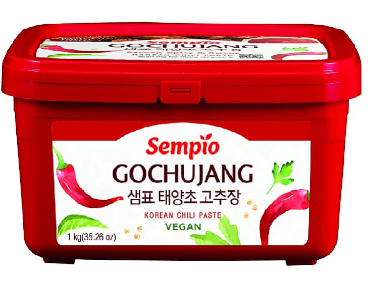 SEMPIO Gochujang Red Pepper Paste (Vegan), 1KG (1KG)