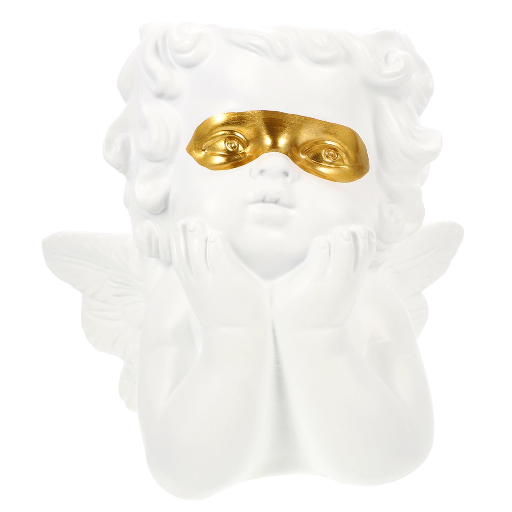 Pot de fleurs céramique ange HEMOTON finition élégante pour intérieur