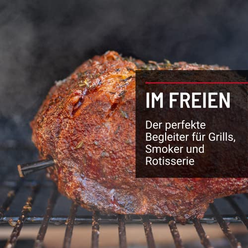 Foto von MEATER+ | Neu: Das kabellose, smarte Fleischthermometer mit 50m Reichweite | Für Ofen, Grill, Pfanne und Rotisserie | Perfekter Fleischgenuss via App