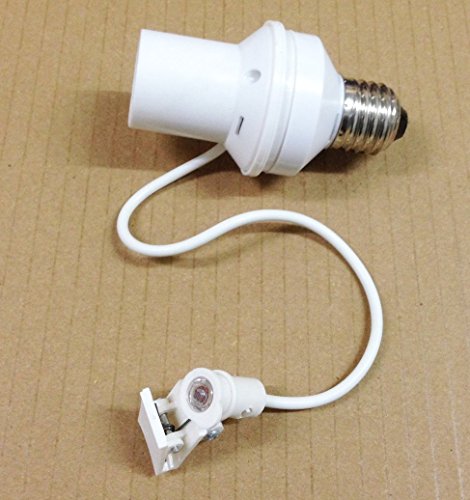 Portalampada e 27 con sensore crepuscolare