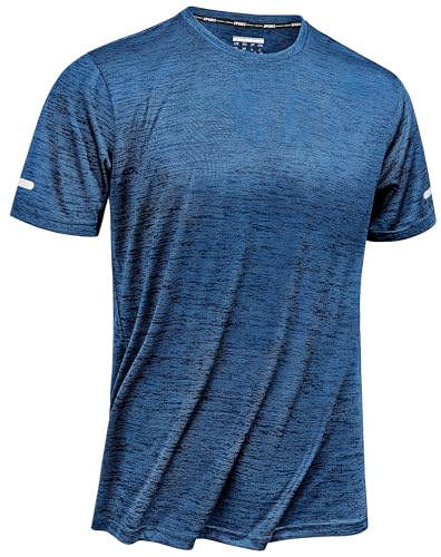 T-shirt Running Strisce Riflettenti Magliette Uomo Manica Corta