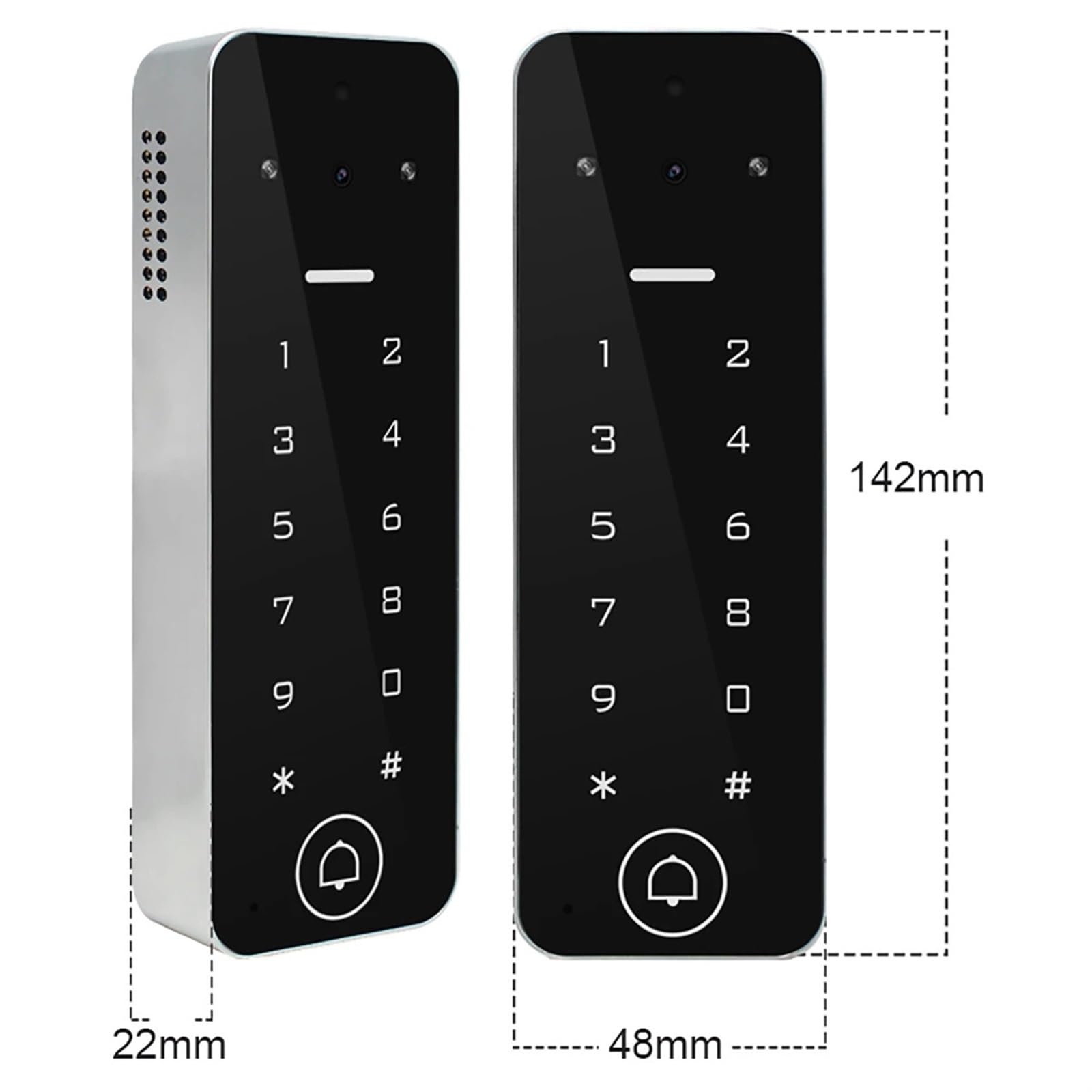 IP65 Wodoodporny system kontroli dostępu do drzwi WiFi Tuya App i inteligentny domofon wideodomofonowy,Sprzęt kontroli dostępu(VF40EM)
