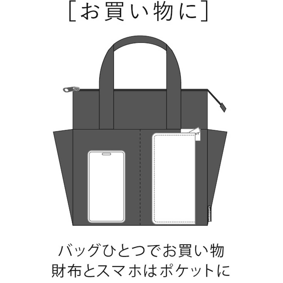 Amazon｜岩崎工業 ハンドバッグ 保冷バッグ サッと取り出せる 4