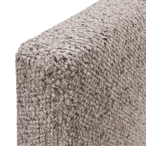 DHOME Cabecero Tapizado Liso de Tela Aqualine Altura 70CM Grosor 4cm y 8cm para Pared Acústicos Cabeceros Cabezal Absorbentes Cama Dormitorio (Tela Arena, 180cm Dual, Grosor 4cm) - imagen 6