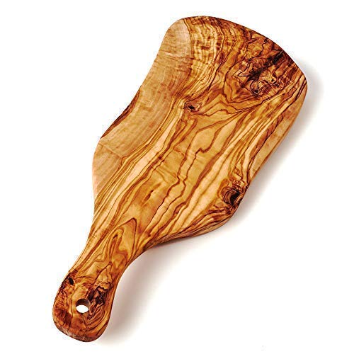 das OlivenholzbrettCutting Board Sandwich Board Breakfast Board With Handle Quality Cut - 45cm