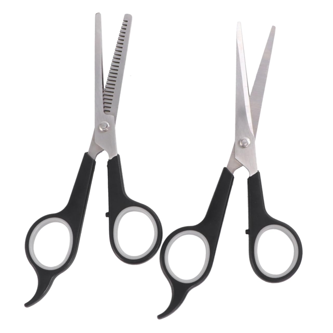 BESPORTBLE 3sets Hair Thinning Tools for Grooming Scissors Set 2 Teeth 2 Straight Scissors Sharp Easy to Use 2pcs*3