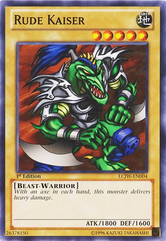 Amazon.com: YU-GI-OH! - Rude Kaiser (LCJW-EN004) - Legendary