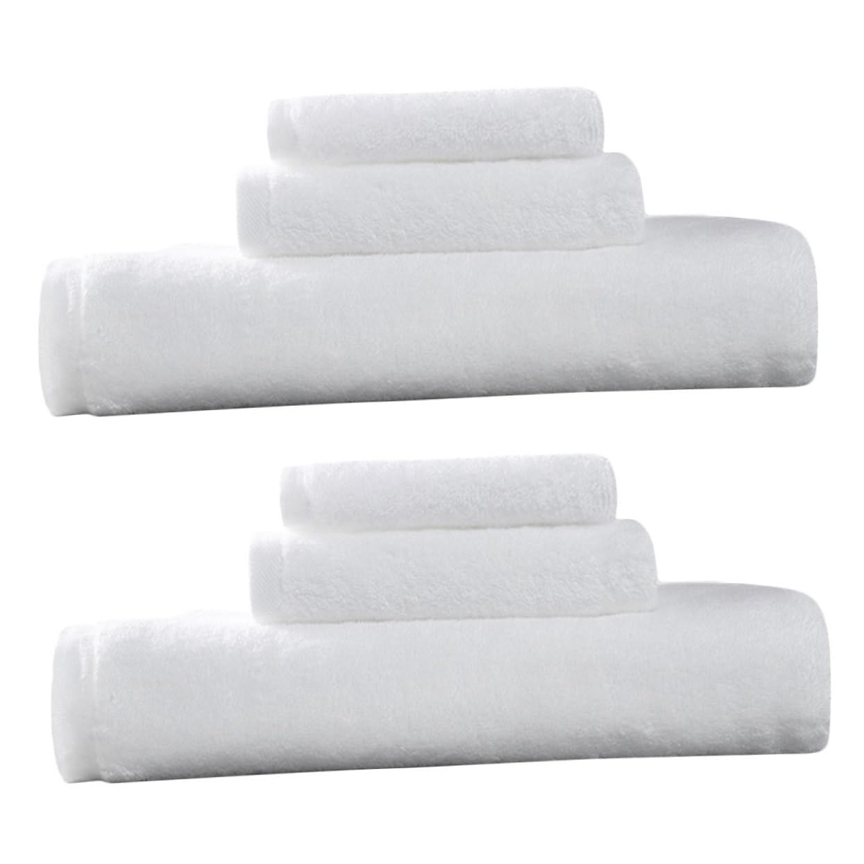 Serviette de bain et de toilette ensemble en coton absorbant pour linge de maison
