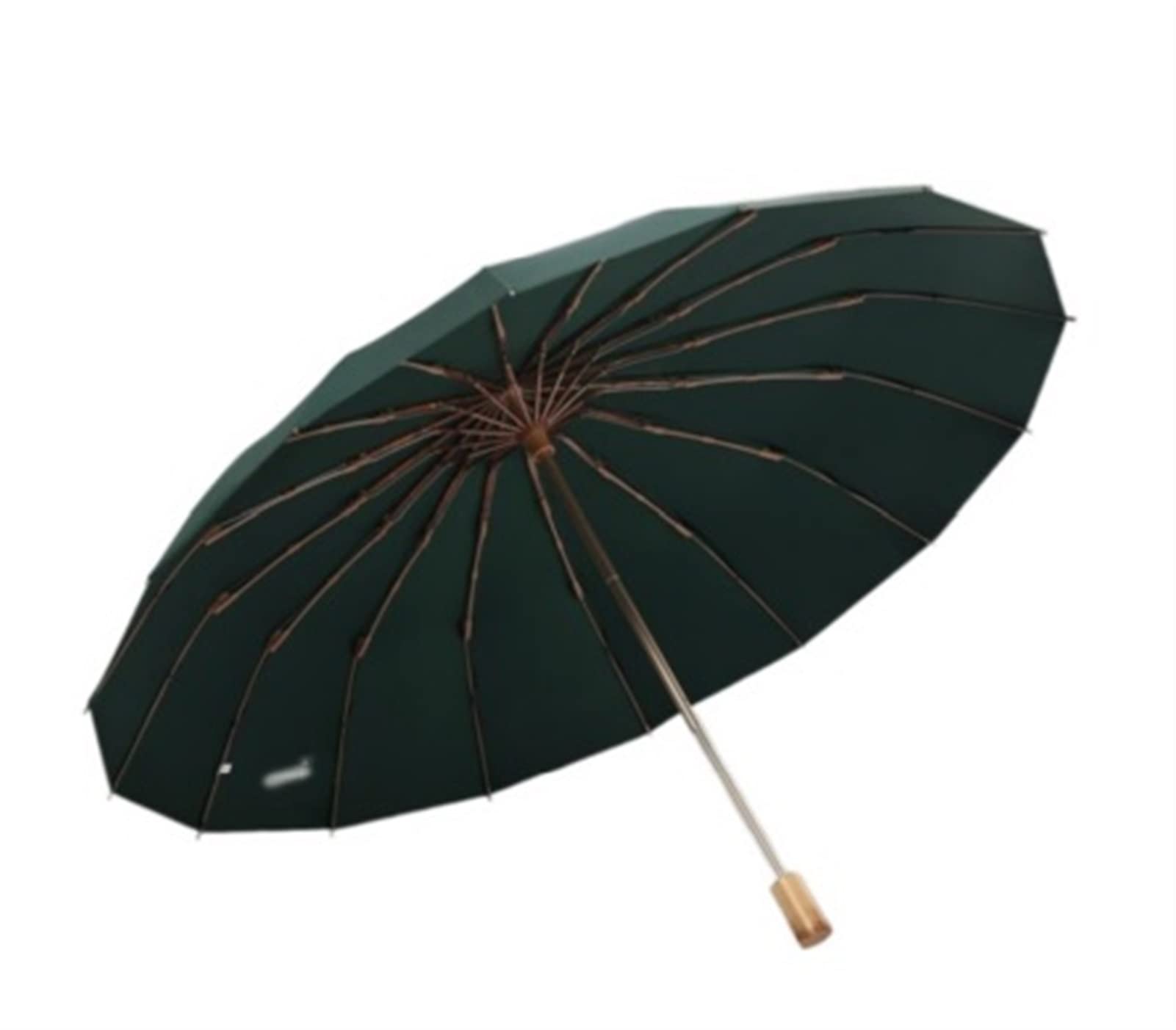 Parapluie automatique pliant et résistant au vent fort avec 16 côtes pour homme et femme