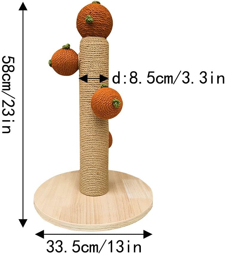 Felivecal Large Cat Scratching Post with Balls/Cat Climbing Tree with