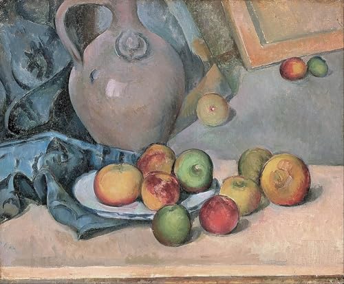 Art Tableau Cézanne Pichet en grès | Décoration murale toile salon 60x90cm