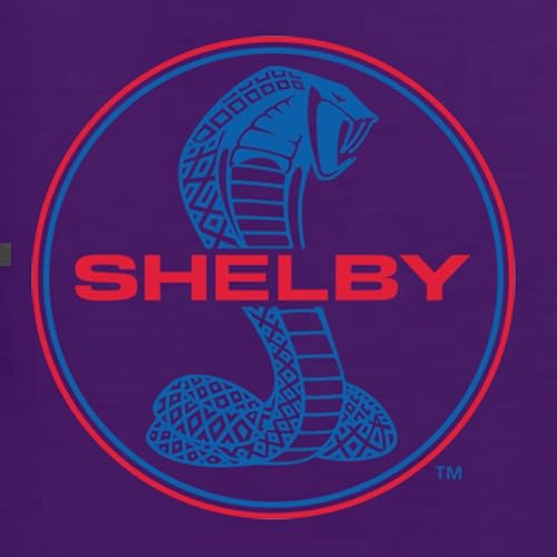 Miniatura 3 de Wild Bobby Shelby Cobra USA Logo Emblema Powered by Ford Motors Cars and Trucks Front and Back Unisex Sudadera con capucha, Púrpura