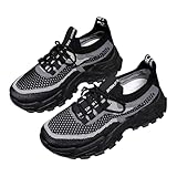 Bambas Running Mujer Cómodos Zapatillas Mujer Deporte Deportivas de Deporte para,Caminatas Y Viajes. Deportivas Ligeras