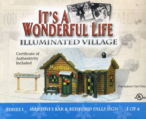 Amazon.com: Enesco It's A Wonderful Life Illuminated Village