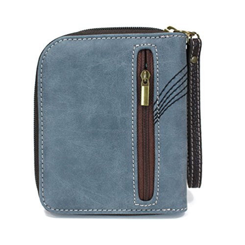 Image of CHALA Zip Around Wallet, Wristlet, 8 Credit Card Slots, Sturdy Pu Leather