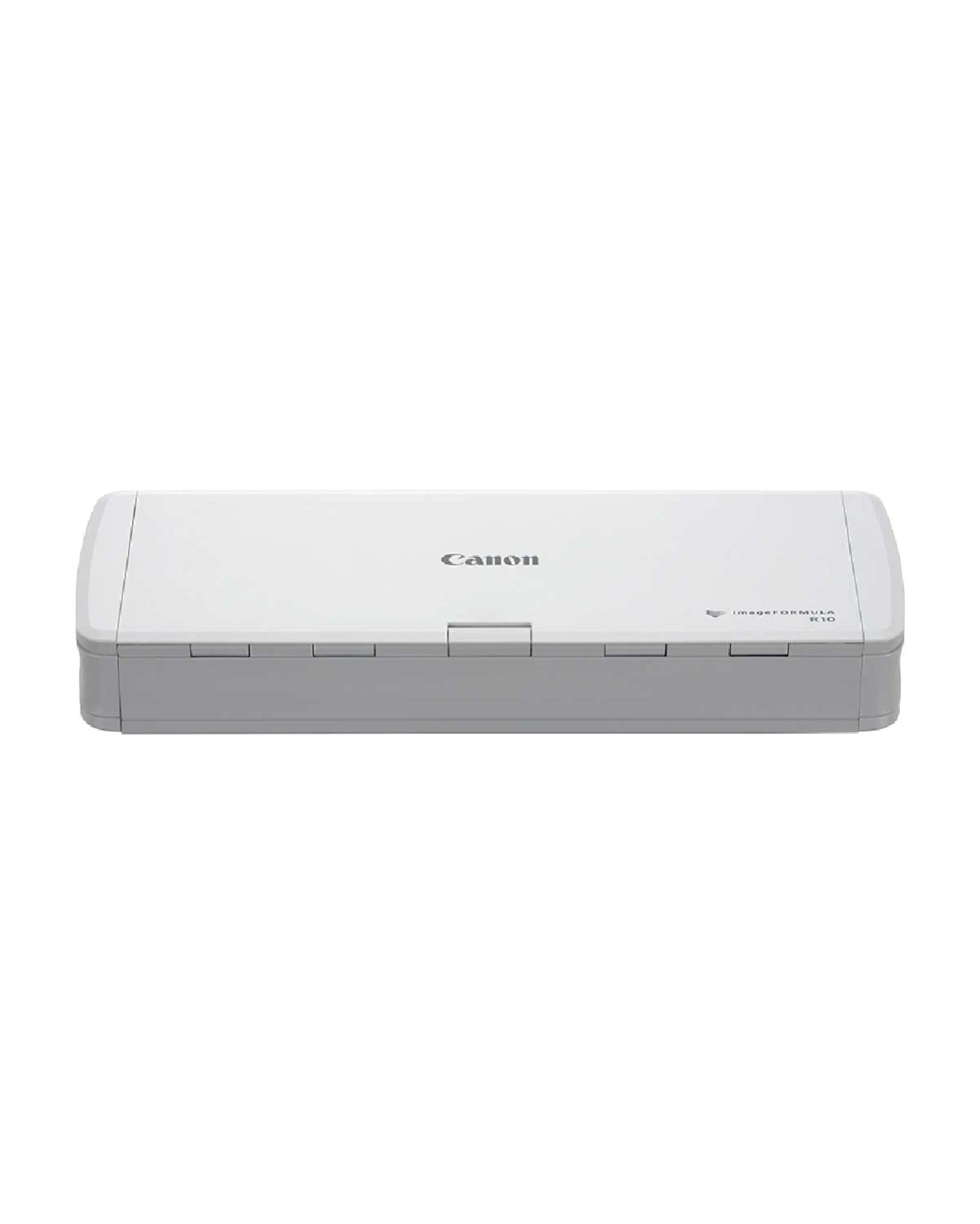 Canon imageFORMULA R10 Portable Scanner | Double-sided Scanning for Home & Office | USB Powered | Up to 12 Pages Per Min | 20 Page Feeder | With Canon CaptureOnTouch Lite Software