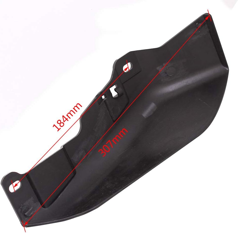 Black Mid-Frame Air Deflector Compatible for Harley Davidson Touring Street Electra Glide Road King 2009-2016