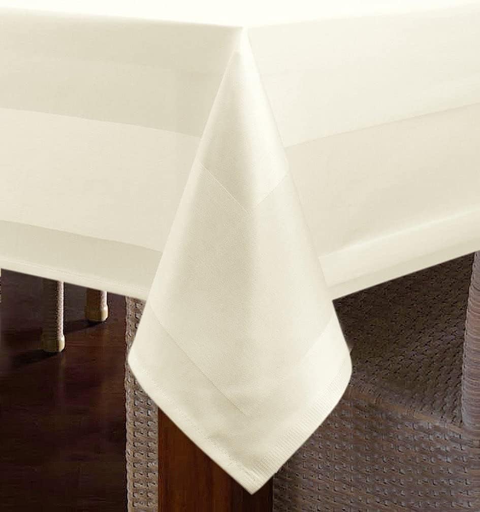 Texpot Champagne Textildepot24 Tablecloth 130 X 190 Cm With Satin Edge 100% Cotton