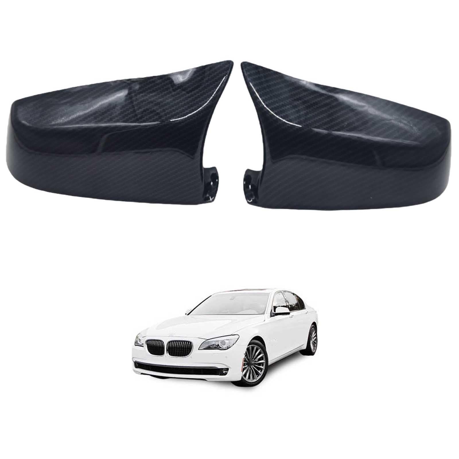 Coque de rétroviseur pour BMW Série 7 F01 capuchon de remplacement gauche droit en ABS