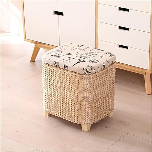 Taburetes Cocina Madera y Mimbre Marca FHGDXCADCX
