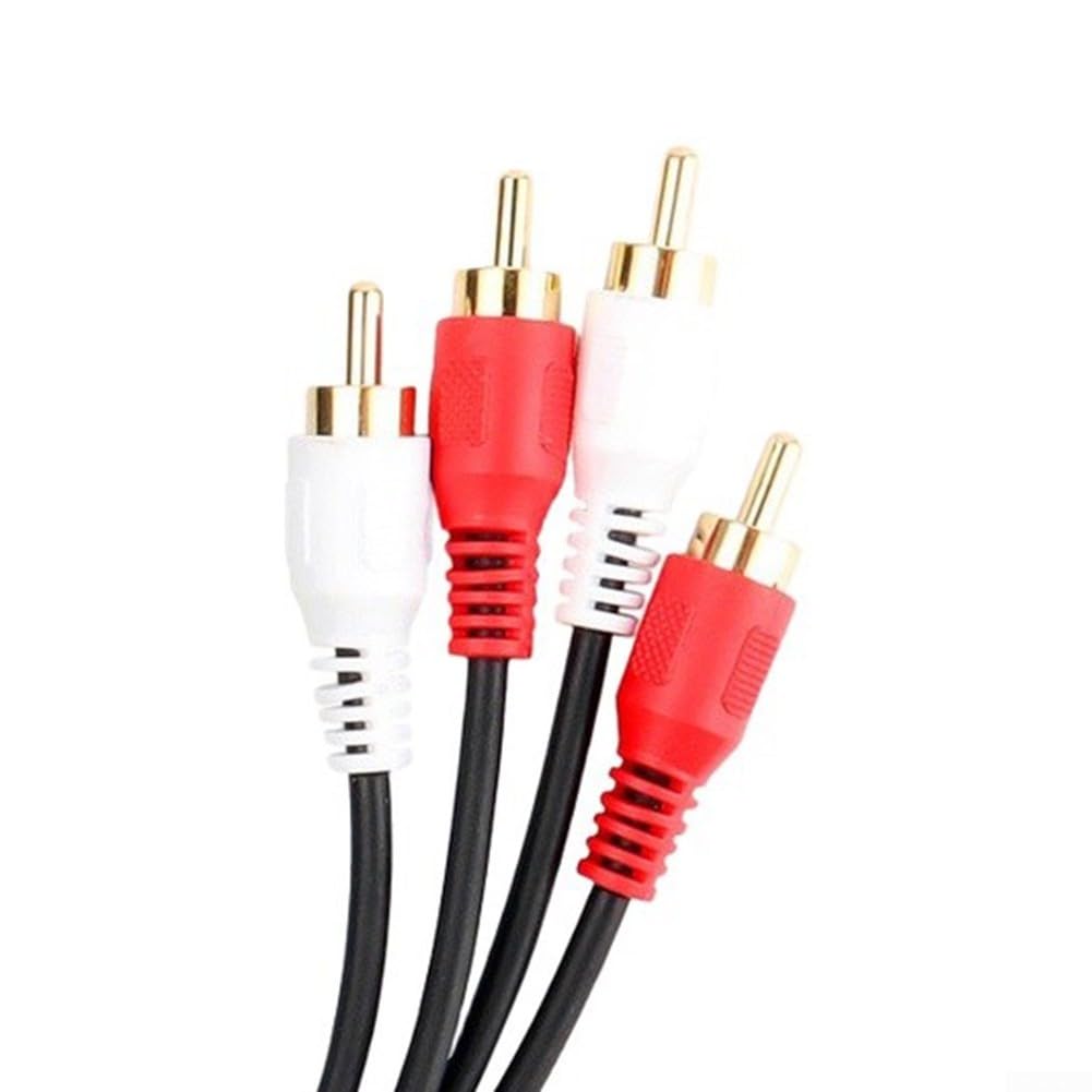 ReachMall Isolatore per circuito di messa a terra per auto, 4 canali, per filtro antirumore RCA, cancellatore di ronzio, nero, 14 x 8 x 5 cm