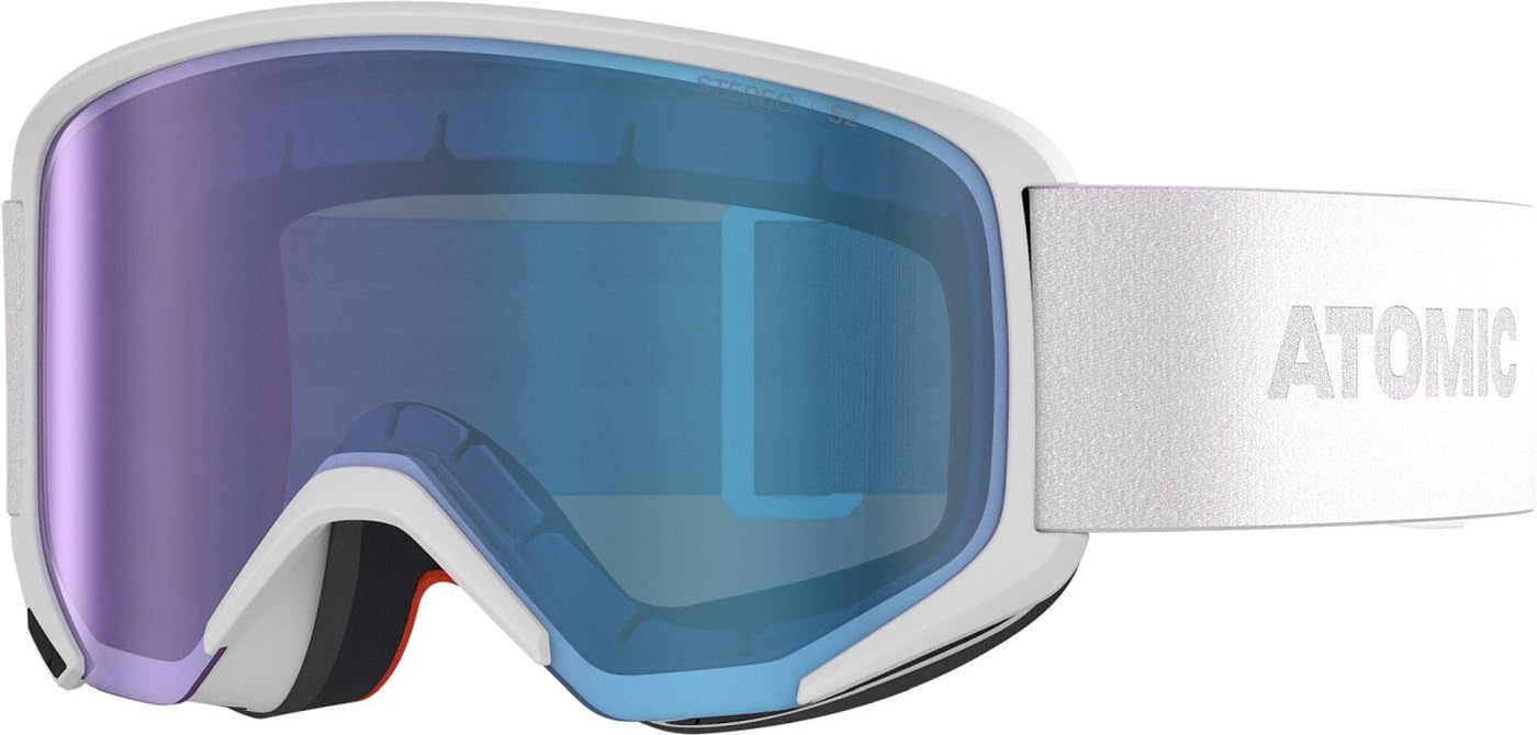 ATOMIC Savor Stereo Ski Goggles I Ski & Snowboard Goggles with Stereo Lens Technology for Clear Vision I Women's & Men's Ski Goggles with Live Fit Frame for Individual Fit