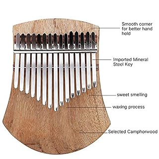 Gecko Kalimba africain en bois 17 touches - Les Beatles, Paul McCartney, John Lennon, RIngo Starr, George Harrison Gecko Kalimba africain en bois 17 touches – Image 2
