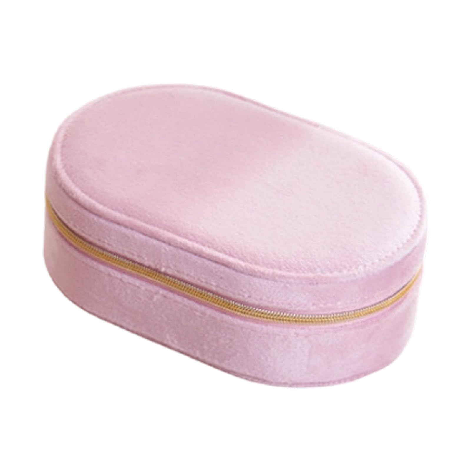 Hsioluted Portable Flannel-Lined Jewelry Case with Multiple Compartments for Rings Storage & Dresser Organization Jewelry Storage with Compartment