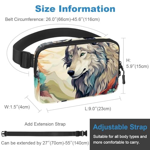 Cangurera Wolf multicolor con gran capacidad de almacenamiento 3