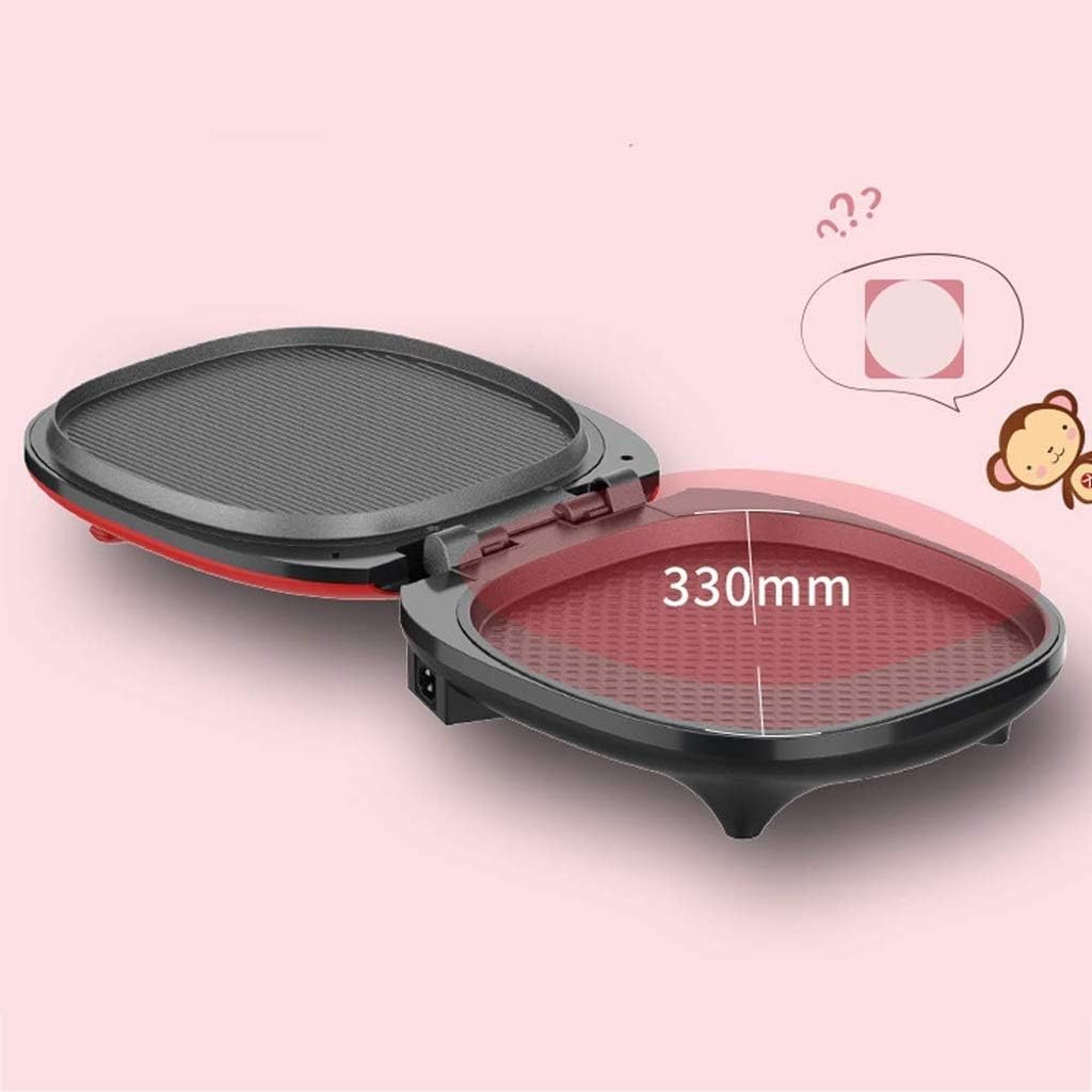 Electric Baking Pan, Suspended Grilling Machine Double-Sided Heating Non-Stick Coating, Automatic to Power Off Skillet Griddle, Easy to Clean