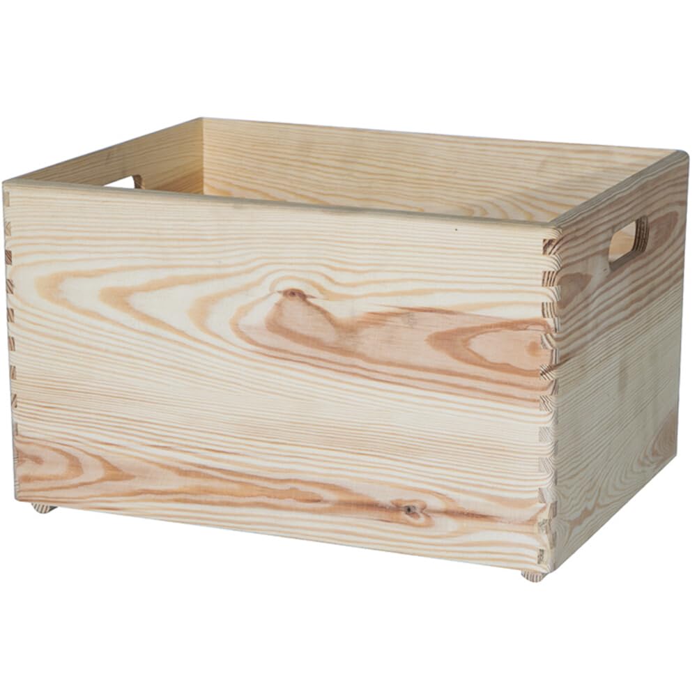 Siena Garden Caja multiusos de 40 x 30 x 22 cm, pino FSC 100%