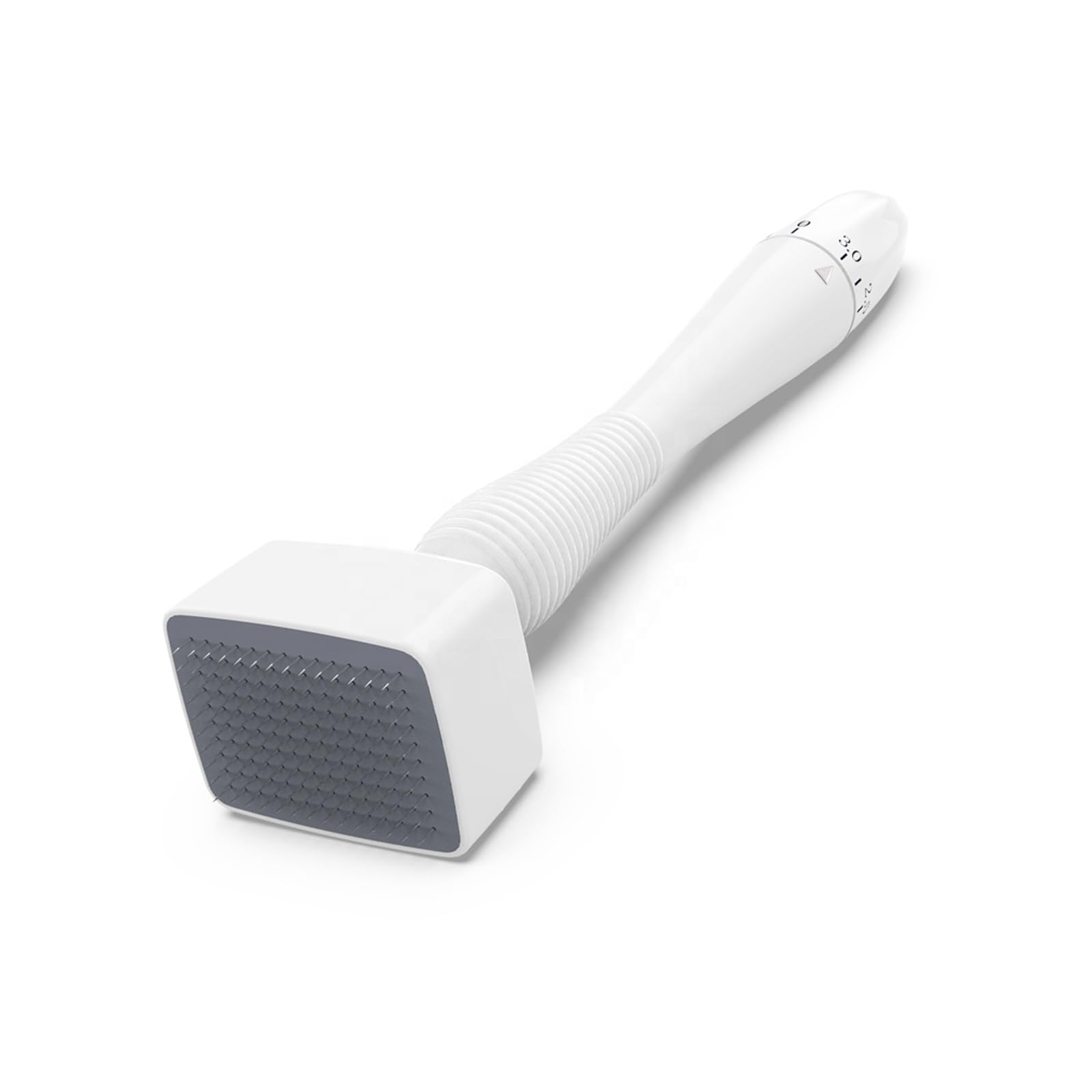 Dermastamp Derma Stamp Dermaroller 140 Pins Titanium Veri Aghi Microneedle Stamp Microneedling Lunghezza Dell'ago Regolabile da 0,25 mm a 3,0 mm Salvietta per Capelli Barba Growth Skin Care